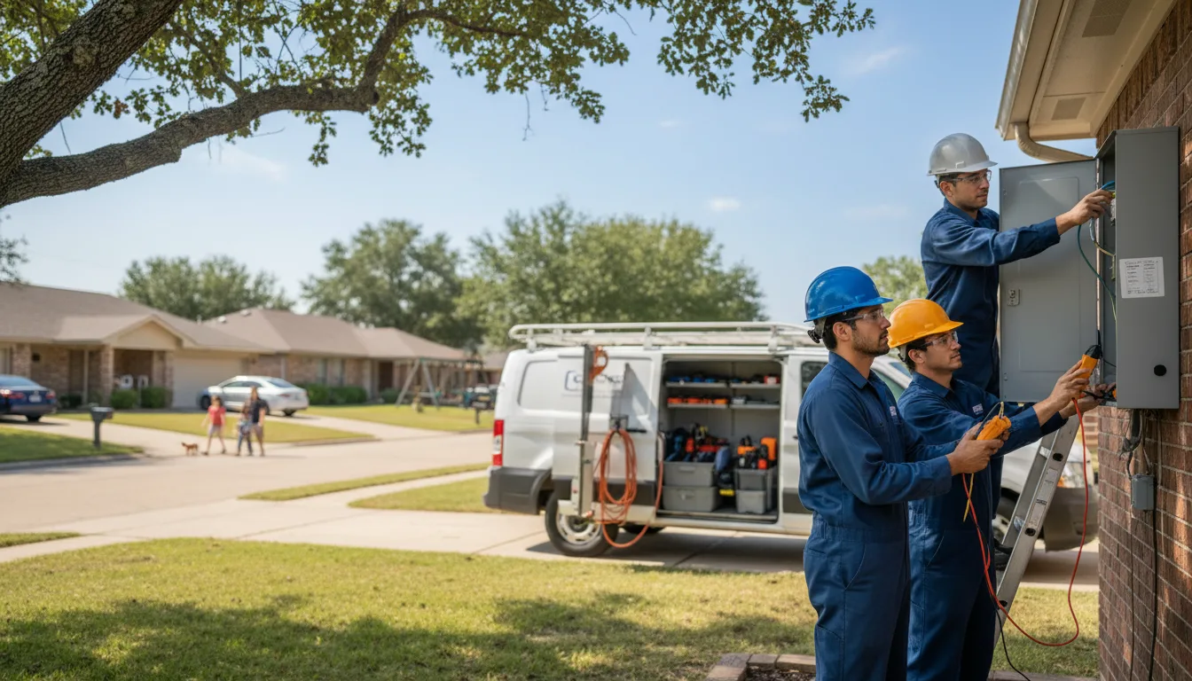 Certified electrician providing emergency electrical services in Hawkinsville, GA